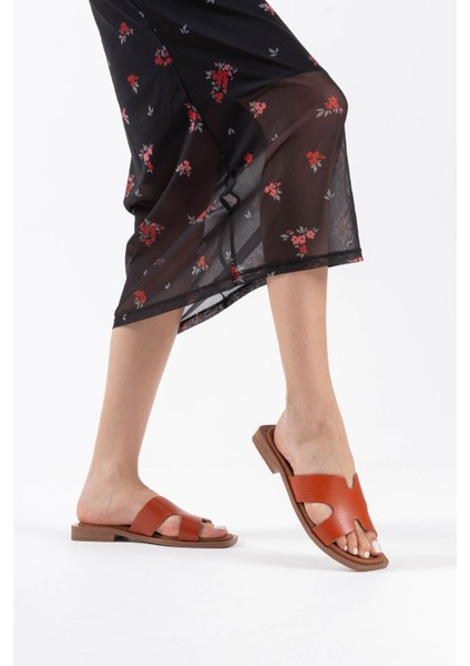 Fergei Kiremit Hakiki Deri Terlik modelleri