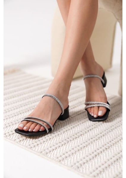 Emma Kadın Kalın Topuklu Siyah Terlik indirimleri