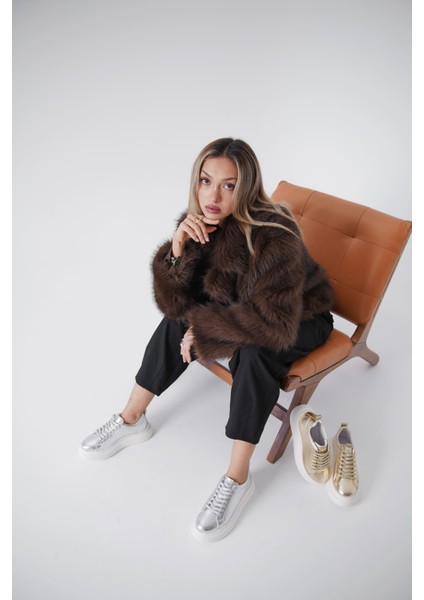 Dina Kadın Altın Sneaker