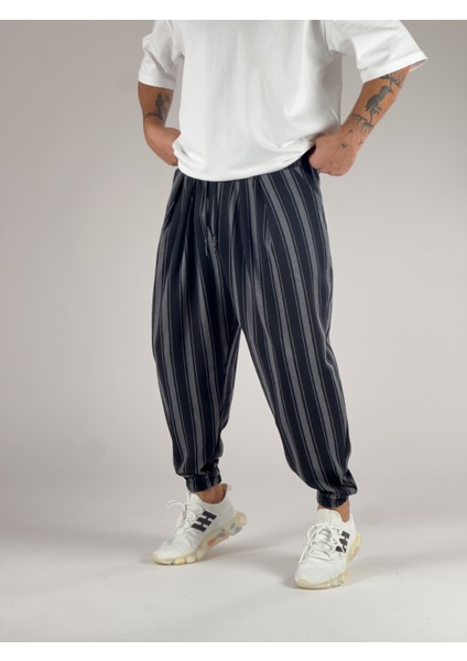 Kalın Çizgi Detaylı Pileli Yarım Şalvar COC1024 modelleri