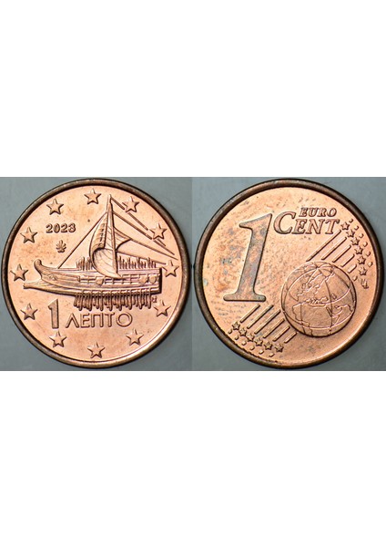 Yunanistan 1 Euro Cent 2023 Çilaltı+