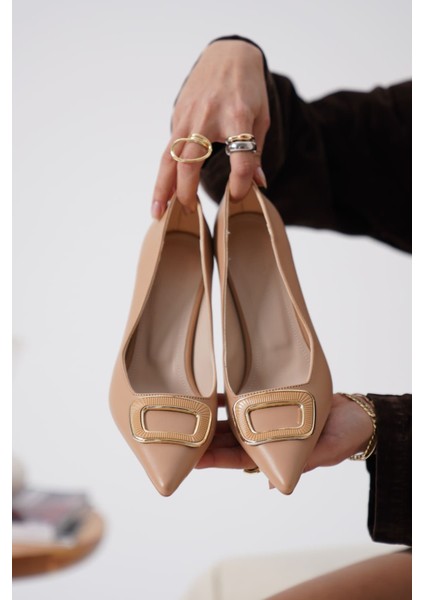 Emery Kadın Nude Topuklu Ayakkabı
