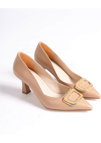 Emery Kadın Nude Topuklu Ayakkabı