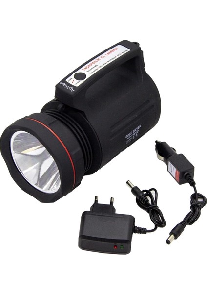 GS-8006 Parlak Ledli Taşınabilir Şarj Edilebilir El Feneri 15W modelleri