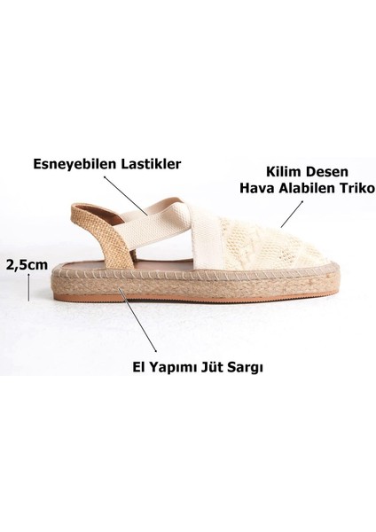 Rosa Kadın Bej Espadril Ayakkabı modelleri