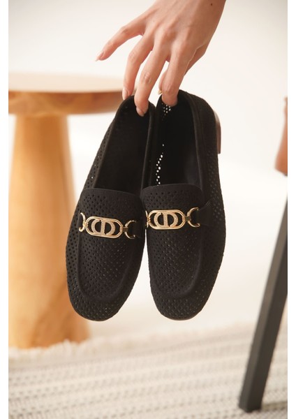 Sally Kadın Siyah Toka Detaylı Ayakkabı modelleri