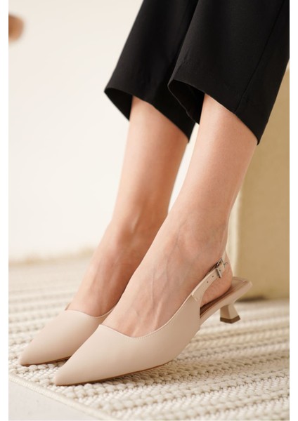 Maried Bej Cilt Kadın Ayakkabı