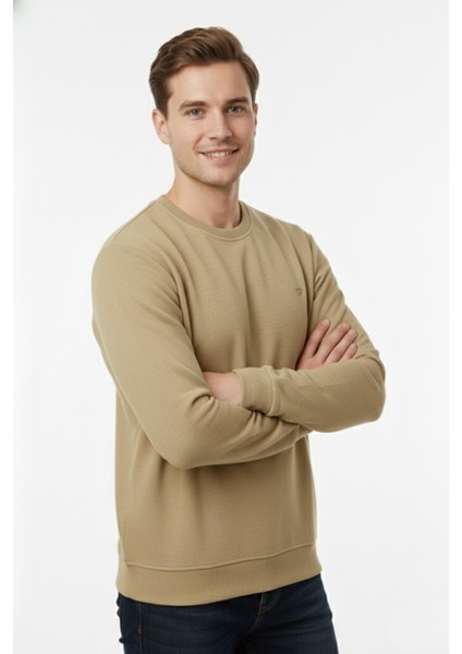 Erkek Büyük Beden Sıfır Yaka Selanik Sweatshirt BGL-ST04927 fiyatları
