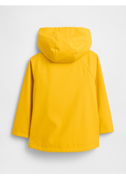Erkek Bebek Sarı %100 Geri Dönüştürülmüş Yağmurluk modelleri