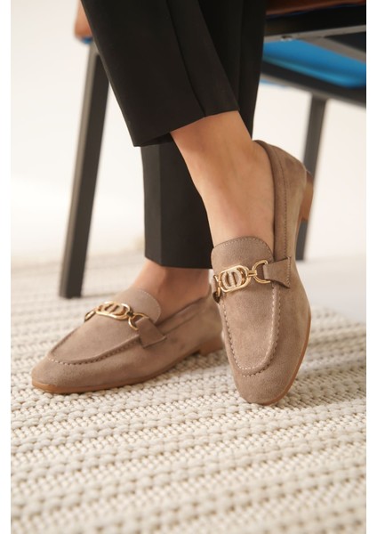 Hera Kadın Süet Vizon Günlük Ayakkabı