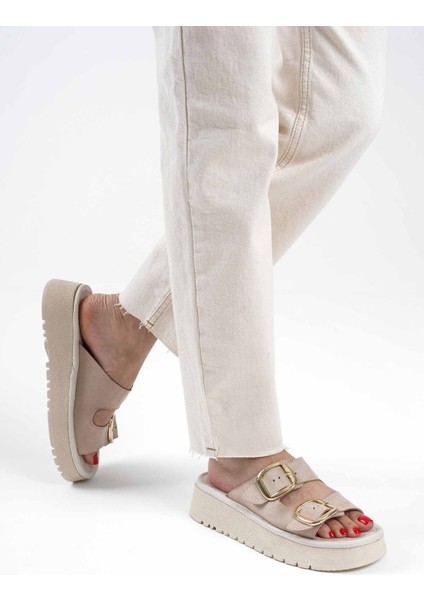 Place Bej Cilt Terlik