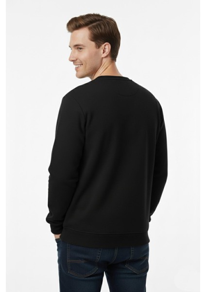 Erkek Büyük Beden Sıfır Yaka Selanik Sweatshirt BGL-ST04927 modelleri