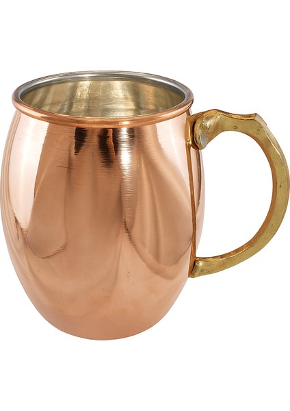 Modern El Yapımı Klasik Bakır Bardak 8X10CM