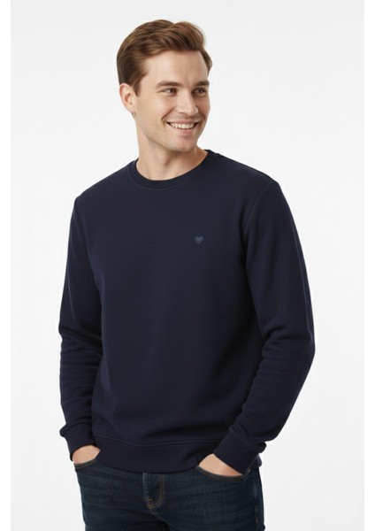 Erkek Büyük Beden Sıfır Yaka Selanik Sweatshirt BGL-ST04927 fiyatları