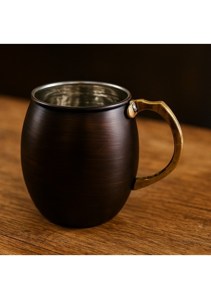 Modern El Yapımı Klasik Bakır Bardak Oksit Renk 8X10CM indirimleri