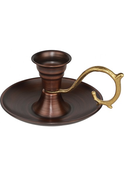 El Yapımı Bakır Şamdan Oksit Renk, Dekoratif Tasarım fırsatları