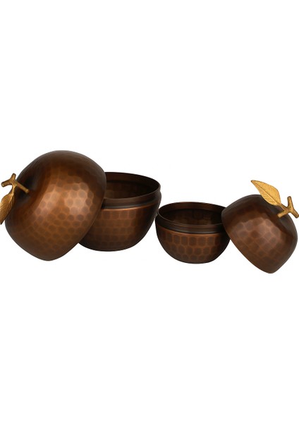 El Yapımı Bakır Oksit Şekerlik ve Çerezlik Seti fiyatları