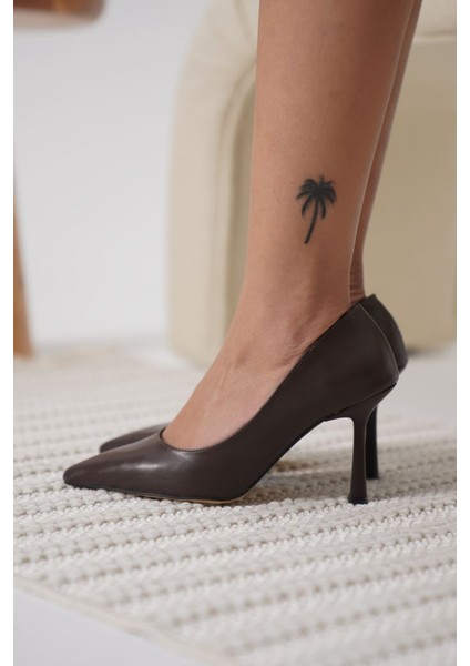 Zelena Kadın Acı Kahve Stiletto indirimleri