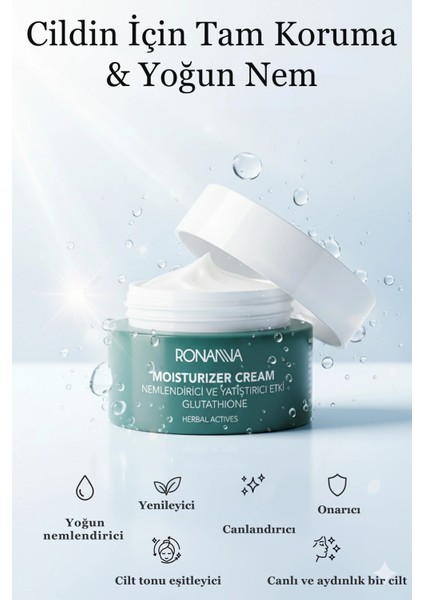 Nemlendirici Krem - Onarıcı, Aydınlatıcı, Tüm Ciltler Için - 50ML fırsatları