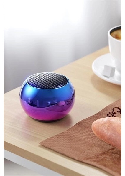 Portatif Taşınabilir Bass Ses Topu Bombası Mini Kablosuz Wireless Bluetooth Hoparlör Speaker