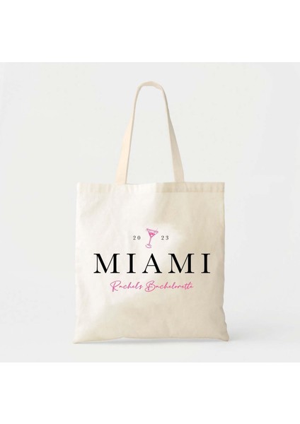 Miami Tote Çanta: Martini Tasarımı - Partiler Için Özel Renkler