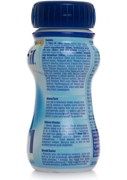 1 Bebek Sütü Içime Hazır (Sıvı) 200 ml 0-6 Ay modelleri
