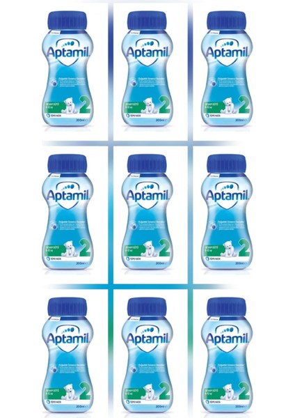 5 Devam Sütü Içime Hazır (Sıvı) 200 ml 6-12 Ay 9 Adet