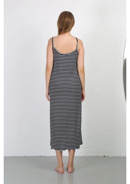 - Ip Askılı Uzun Yırtmaçlı Penye Gecelik indirimleri