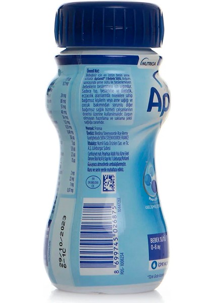 1 Bebek Sütü Içime Hazır (Sıvı) 200 ml 0-6 Ay 15 Adet indirimleri