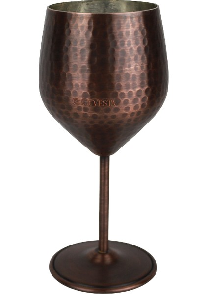 Zarif El Yapımı Bakır Oksit Kokteyl Bardak 20X8CM