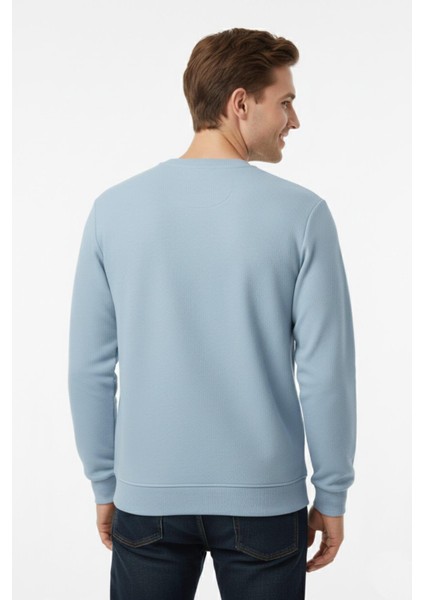 Erkek Sıfır Yaka Selanik Sweatshirt Regular Kalıp BGL-ST04926 modelleri