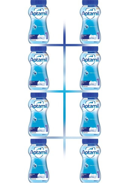 1 Bebek Sütü Içime Hazır (Sıvı) 200 ml 0-6 Ay 8 Adet