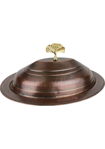 Modern Şef Tipi El Yapımı Bakır Sunumluk 30CM fiyatları