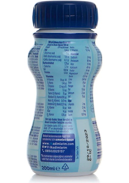 1 Bebek Sütü Içime Hazır (Sıvı) 200 ml 0-6 Ay 7 Adet fırsatları