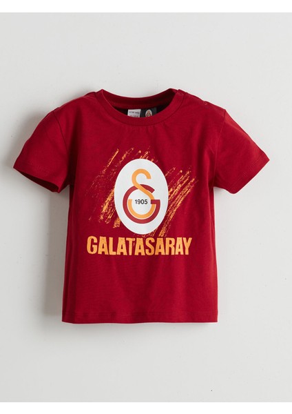 Yeni Sezon Galatasaray Baskılı Erkek Bebek Şortlu Takım fiyatları