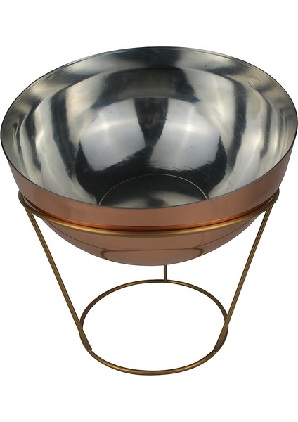 Şef Tipi El Yapımı Bakır Meyve ve Salata Kasesi 26×12CM fiyatları