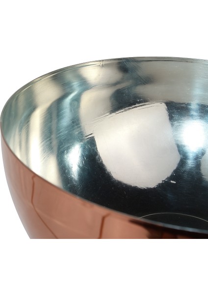 Şef Tipi El Yapımı Bakır Meyve ve Salata Kasesi 26×12CM indirimleri