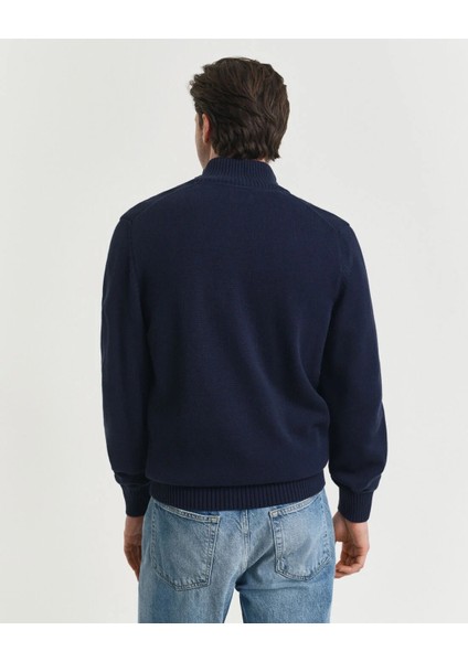 Erkek Regular Fit Yarım Fermuar Triko fiyatları