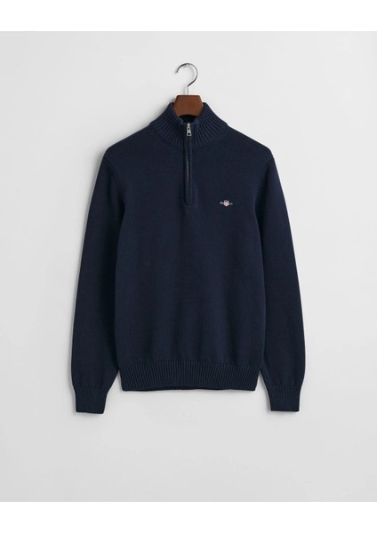 Erkek Regular Fit Yarım Fermuar Triko indirimleri