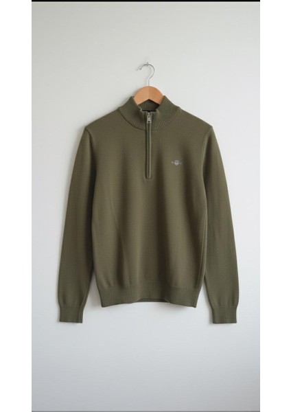 Erkek Regular Fit Yarım Fermuar Triko modelleri