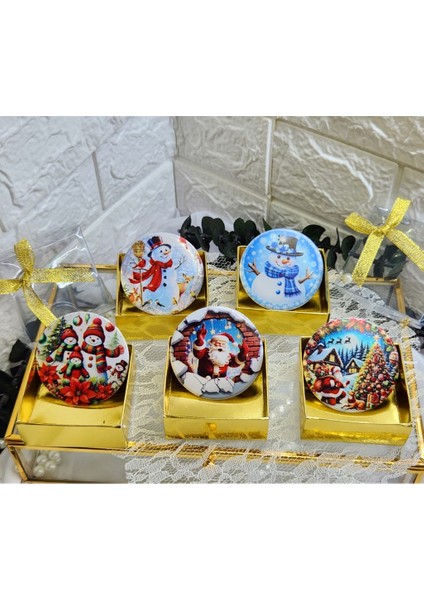 Yılbaşı Hediyesi Karışık Figürlü Açacak Magnet Kutulu 5 Adet