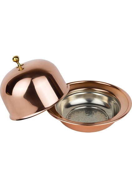 Modern El Yapımı Bakır Lokumluk ve Şekerlik 9×5cm fiyatları