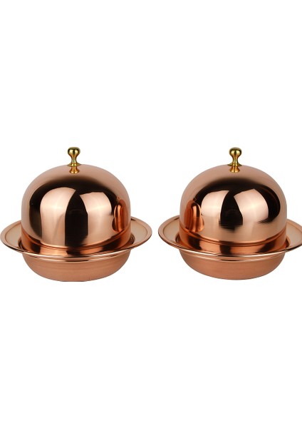 Modern El Yapımı Bakır Lokumluk ve Şekerlik 9×5cm fırsatları