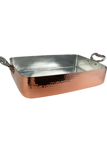 Şef Tipi Bakır Fırın Tepsisi El Yapımı 40×30CM modelleri