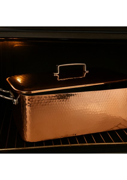 El Yapımı Şef Tipi Bakır Bombeli Balık Kazanı 40×15CM indirimleri