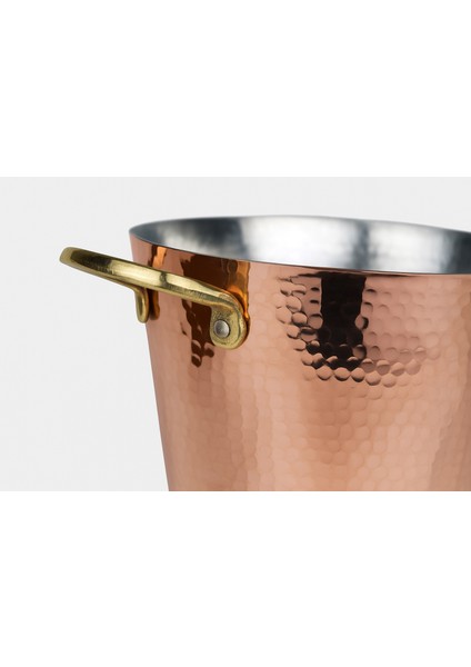 El Yapımı Bakır Buz Kovası Modern Sunumlar Için 20X20 fırsatları