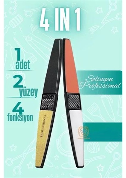 4 Fonksiyon Tırnak Törpü ve Parlatma Solingen