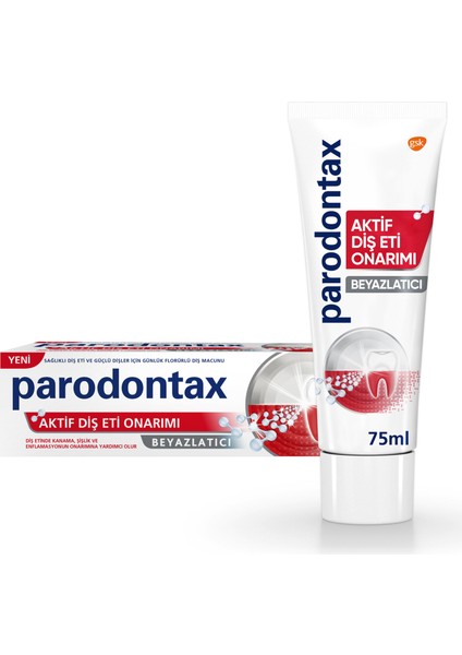 Aktif Diş Eti Onarımı Beyazlatıcı 75ML