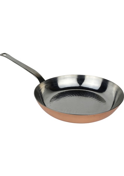 Şef Tipi Modern Bakır Kızartma Tavası 25×5cm