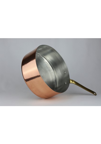 El Yapımı Modern Bakır Sote ve Sos Tavası 25X8CM modelleri